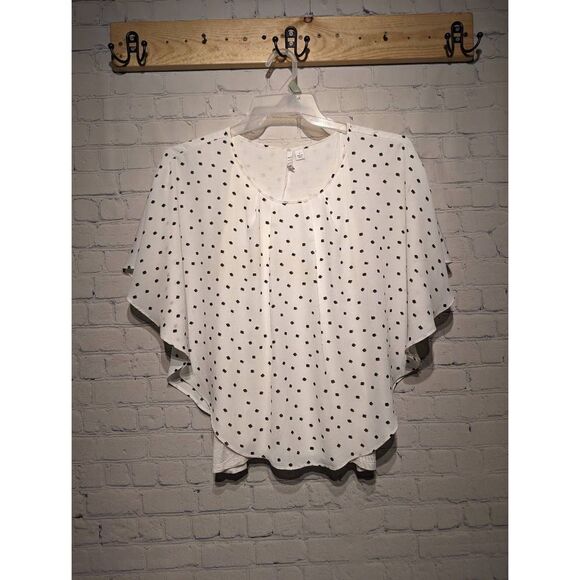 Elle' flowy poncho blouse size small - Picture 1 of 3